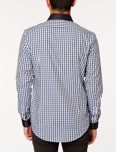 BINKS Classic Long Sleeve Woven Plaid Shirt