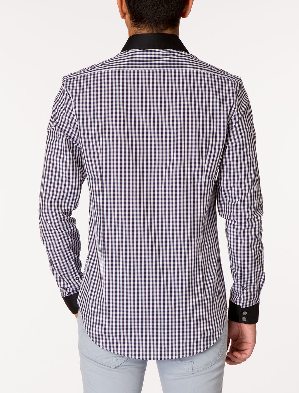 BINKS Classic Long Sleeve Woven Plaid Shirt