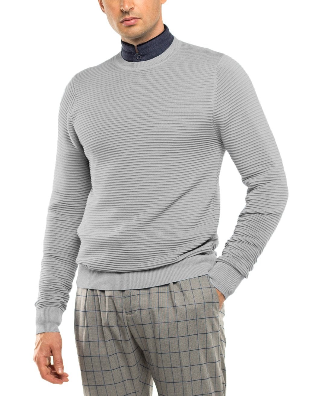 JUDE Long Sleeve Crew Neck Sweater