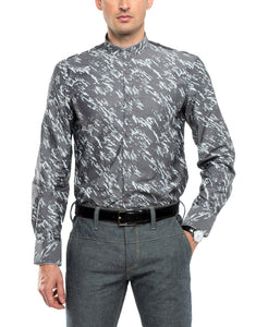 SAMUEL Long Sleeve Print Shirt